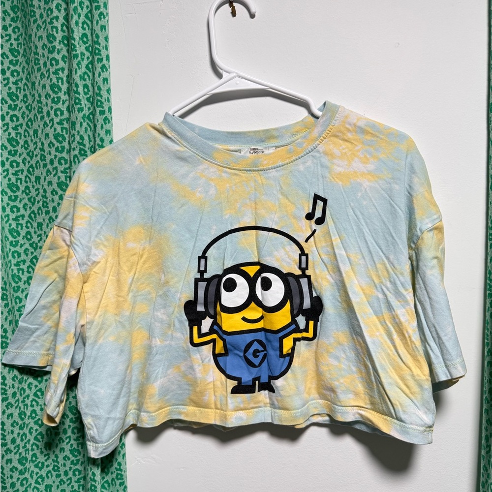 Kids Minions Graphic Tee - Blue and Yellow